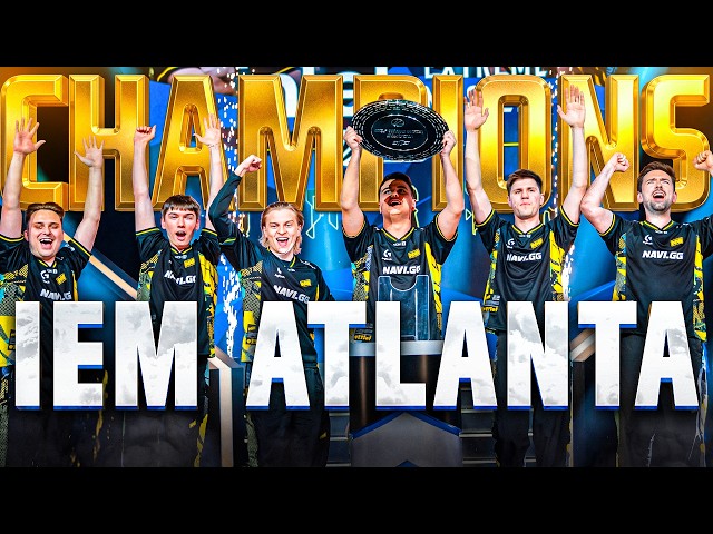 WE ARE THE CHAMPIONS OF IEM ATLANTA 2026 🏆NAVI VLOG