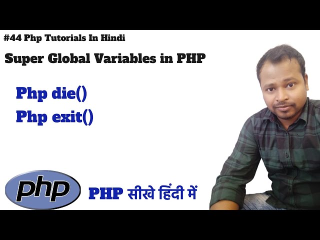 #44 PHP die() vs exit() | Complete Hindi Tutorial with Examples ✅