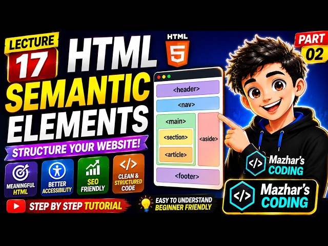 How we can use semantic tags in html | HTML semantic tags | HTML tutorial for beginners | HTML