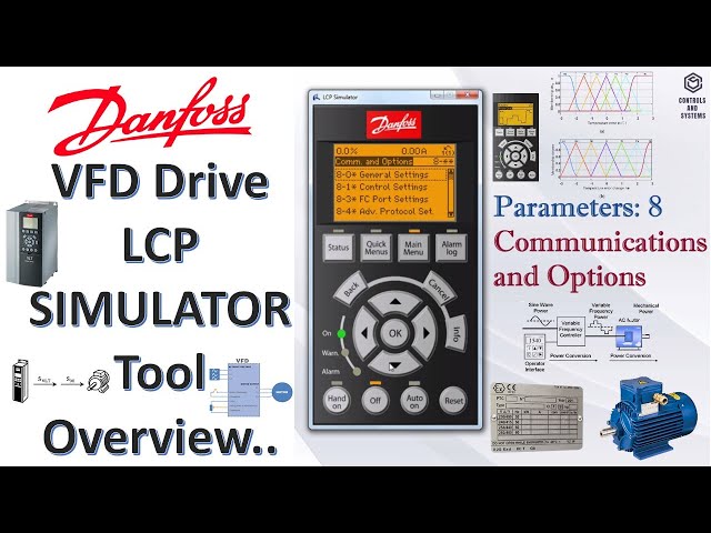 Danfoss VFD Drive LCP Simulator Tool Overview 🔧 | Full Walkthrough for Beginners
