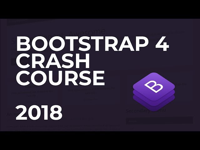 Bootstrap 4 in 2018 - Free Crash Course of 4.0.0