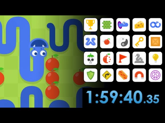 i beat every google snake mode in under 2 hours! (world record)