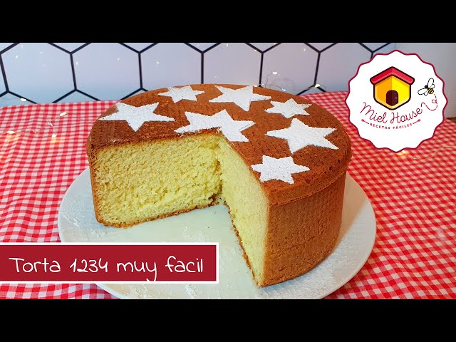 How to make CAKE 1234 fluffy, easy and very economical