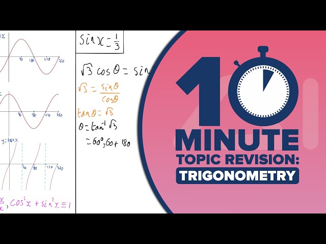 AS-Level Maths - 10 Minute Topic Revision - Trigonometry