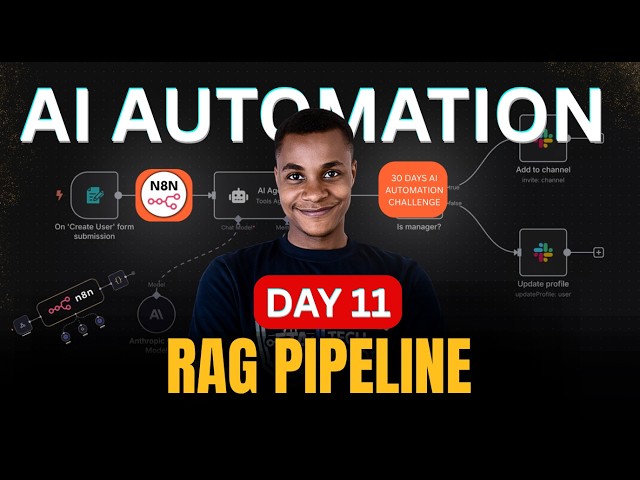 Building a RAG Pipeline with Pinecone in 15 MINUTES (DAY 11 OF 30 DAYS AI AUTOMATION CHALLENGE)