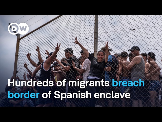 Migrants storm Ceuta to get into Europe | DW News