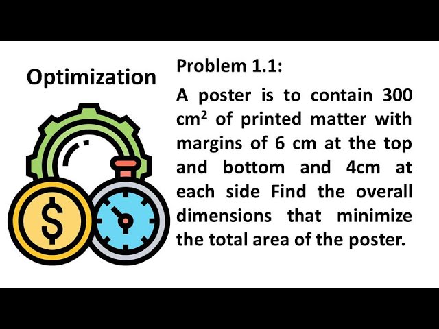 Optimization Problem 1.1