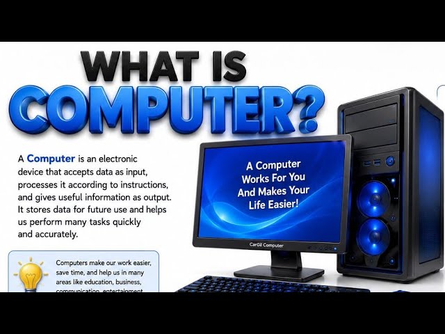 Computer | What Is Computer | Computer Basics for Beginners 