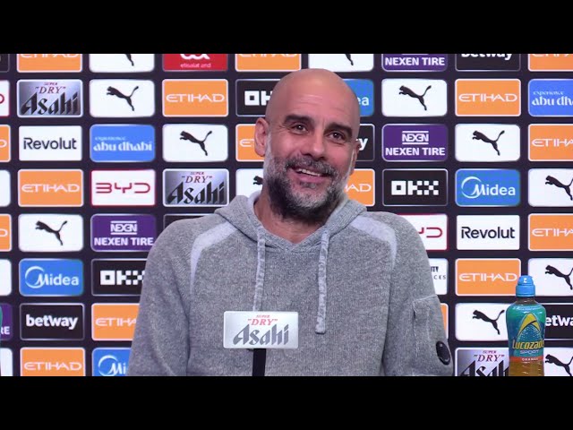 UCL Draw? "IT'S A LITTLE BIT WEIRD!" 👀 | Pep Guardiola Press Conference Embargo | Leeds vs Man City