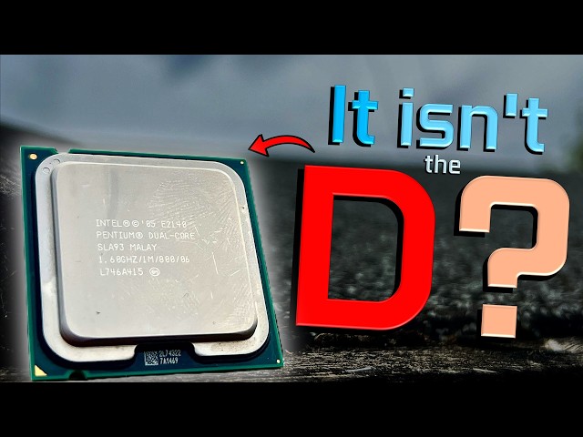 Intel’s Pentium Dual Core… E-Waste? 