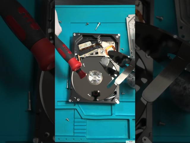 Removing Hard Disk Drive Platter