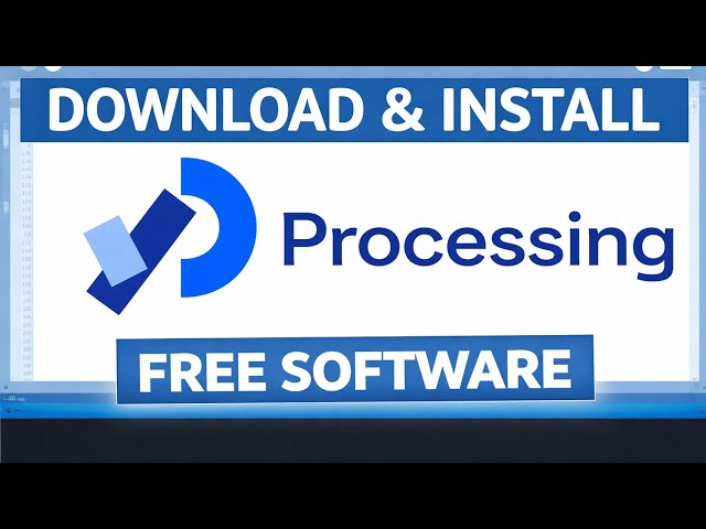 How To Download And Install Processing IDE | open Source Software  #processingIDE​ #processing4​.3