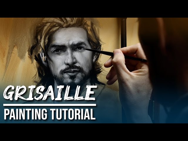 GRISAILLE - Oil Painting Tutorial with Step by Step Demonstration