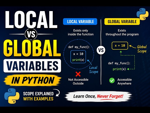 Understand Local vs Global Variables in Python in 10 Minutes