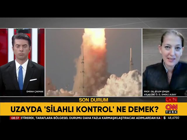 Prof. Dr. Eylem Şimşek, CNN Türk'te uzay savaşlarını değerlendirdi