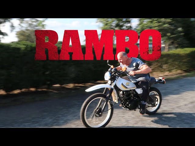 ¡La icónica motocicleta Rambo de los 90! (Yamaha XT250 restaurada)