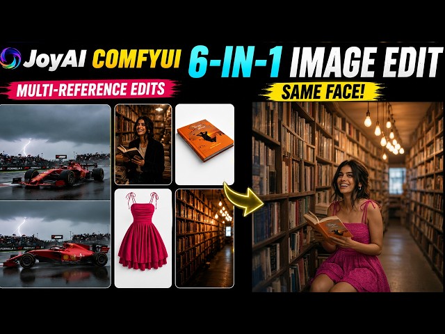JoyAI ComfyUI: Edita múltiples imágenes a la vez (+ flujo de trabajo gratuito)