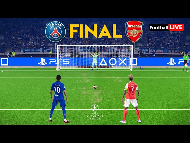 PSG vs ARSENAL - Penalty Shootout - Final UEFA Champions League 2026 | Simulation PES