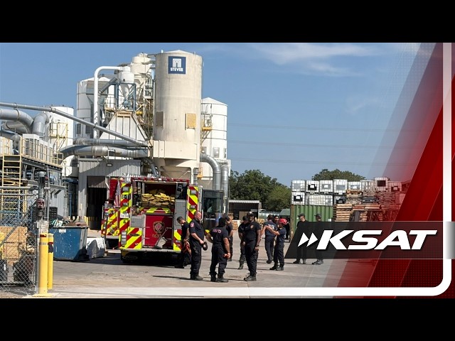 SAFD: Worker rescued after falling 20 feet from silo onto scaffolding at Southwest Side business