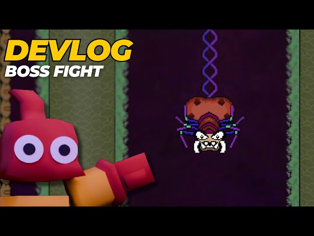 SPIDER BOSS FIGHT! - Plok Remake Devlog