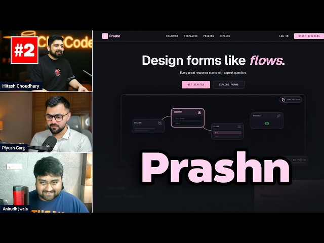 Episode 2 : Prashn | Demo Day @chaiaurcode @PiyushGar @anirudhjwala