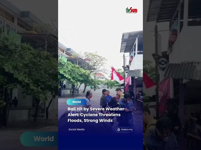 Bali Hit by Severe Weather Alert: Cyclone Threatens Floods, Strong Winds