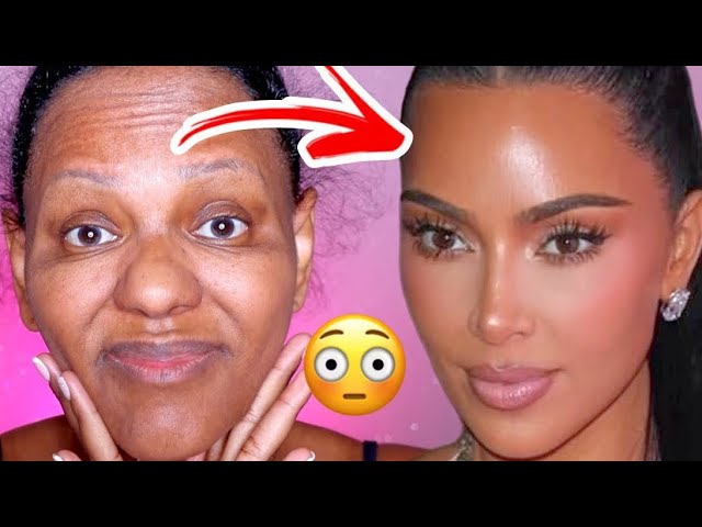 Makeup Transformation Kim Kardashian Inspired 😱🔥🔥 #makeuptutorial 