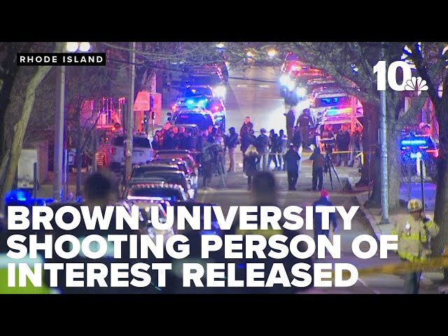Person of interest in Brown University shooting to be released