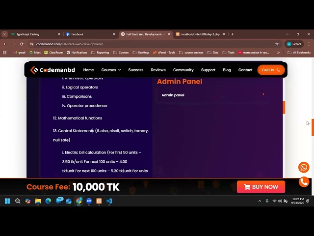 PHP Math Function | Ternary | null safe | if, else, elseif | switch in bangla