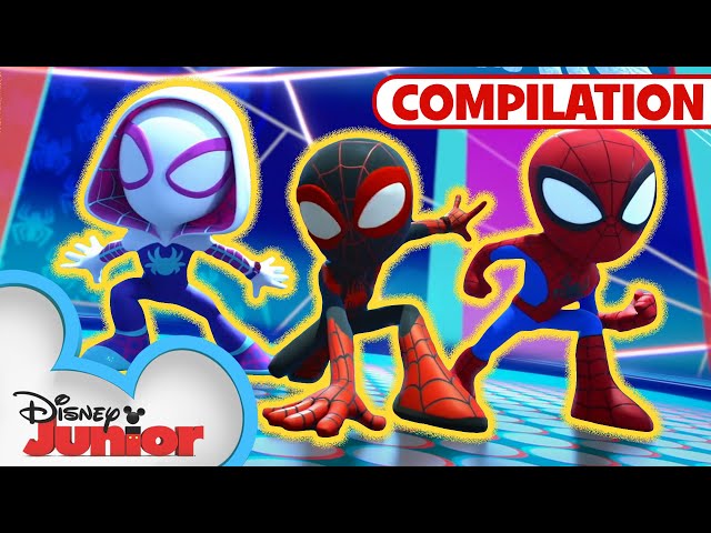 Marvel's Spidey and his Amazing Friends Season 1 Best Moments! | @disneyjr