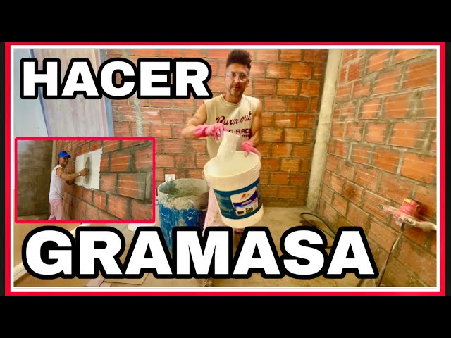 CÓMO PREPARAR ARGAMASA LA MEZCLA MAS FUERTE APRENDE CÓMO HACER ARGAMASA GRAMASA PARTE 1 COMO APLICAR
