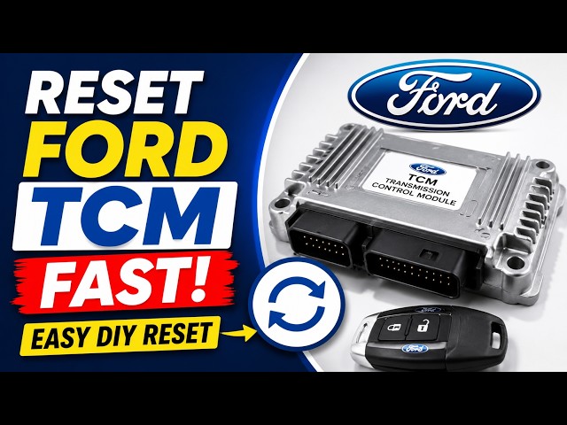 How To Reset A Ford Transmission Control Module (TCM) | Step-by-Step Reset Guide (Easy Fix)