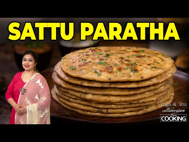 High-Protein Sattu Paratha | Crispy & Soft Stuffed Paratha with Carom Seeds