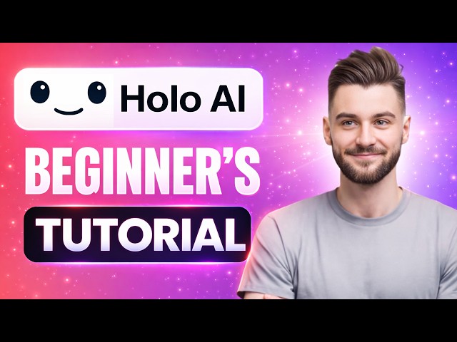 Holo AI Tutorial 2026 - How to Use Holo AI (Crash Course)
