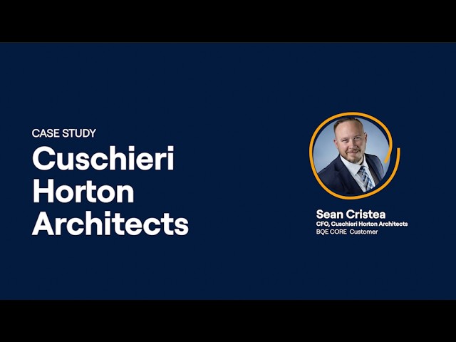 Case study: Cuschieri Horton Architects with Sean Cristea, CFO.