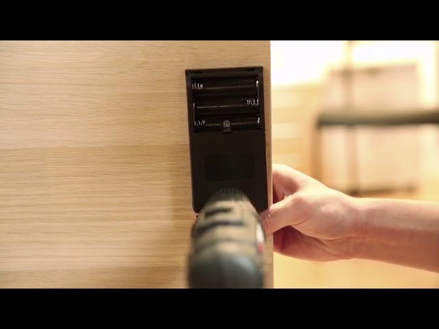 Jal F004 Installation Video of Smart Cabinet Lock