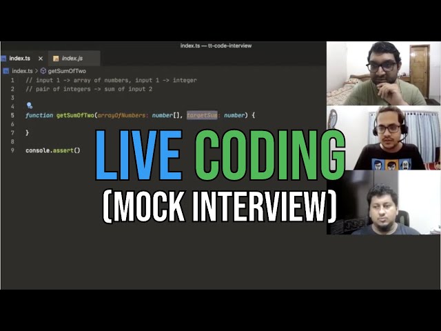 How to pass a Software Engineering Coding Interview | Mock Live Coding Session in Bangla | Ep 25