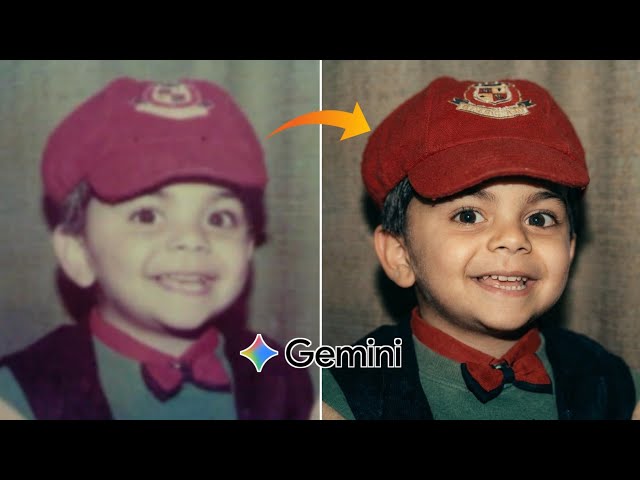 How to Enhance Photo Quality in Google Gemini | Convert Blur Images into HD Quality - Gemini Prompt