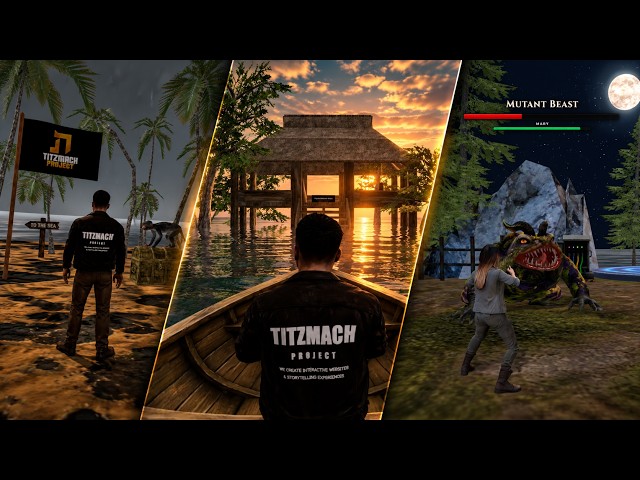 TITZMACH PROJECT — A 3D Interactive Website Built as an Immersive Storytelling Experience #3DWebsite