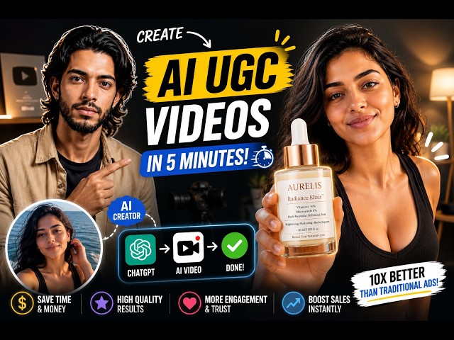 How to Create Realistic AI UGC Videos (Earn Money using ChatGPT and Google Flow)