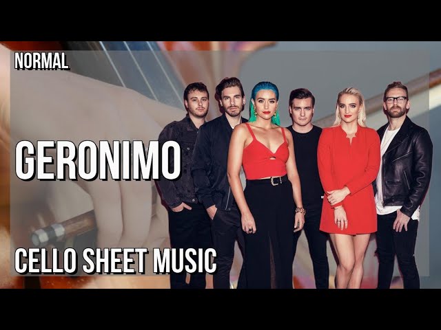Cello Sheet Music: How to play Geronimo by Sheppard