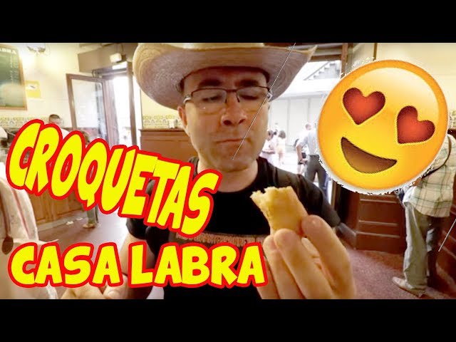 Trying the best croquettes at Casa Labra 2018 - Madrid