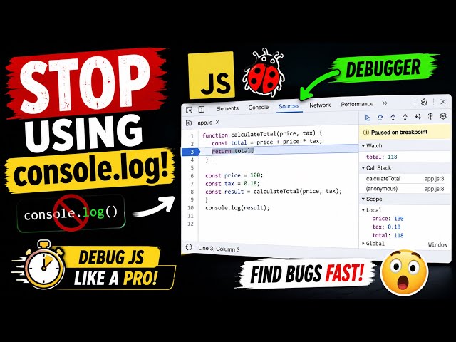 Every JavaScript Developer Must Know This Debugging Trick!