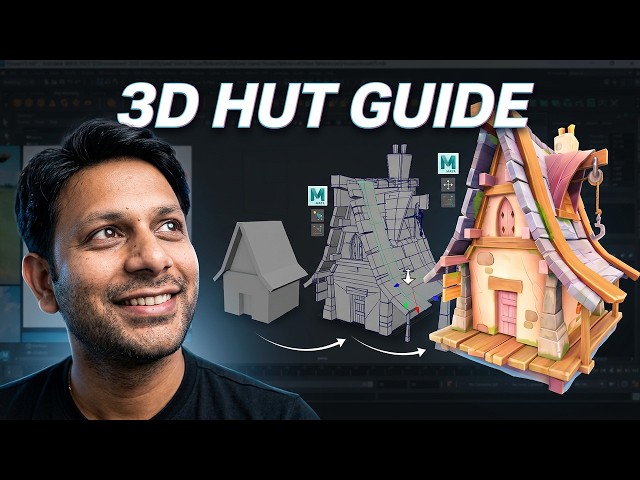 Stylized Hut in Maya: Start to Finish