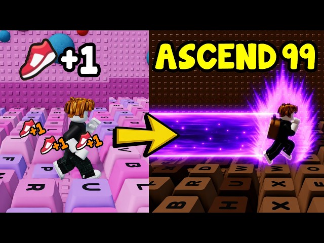 I Started Over and Got Ascend in +1 Speed Keyboard Escape Roblox!