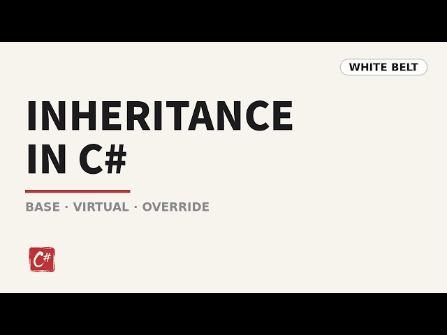 Inheritance in C#: How base, virtual and override Work