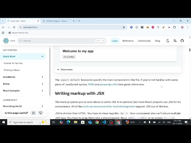 Learning React JS