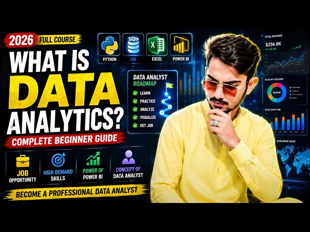 Data Analytics Tutorial for Beginners | Episode 1: Complete Roadmap to Become a Data Analyst | 2026