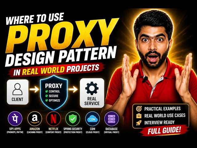 Where is Proxy Design Pattern Used in Real Java Projects? | Real-World Examples (2026)
