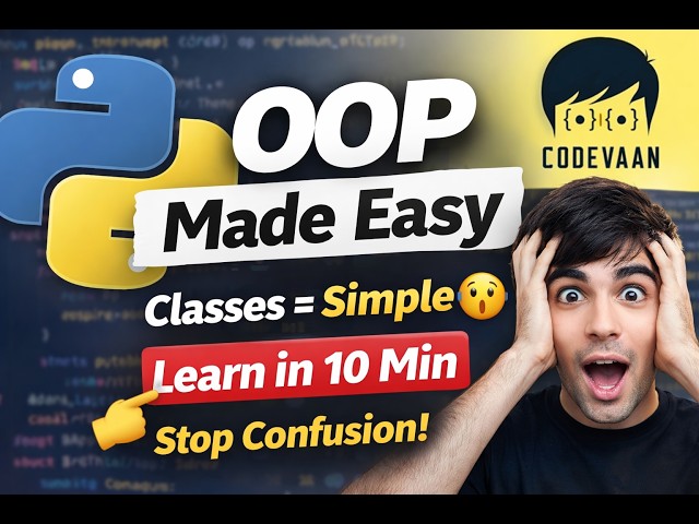 Python Classes & Objects in Real Life 🔥 (Best Explanation)